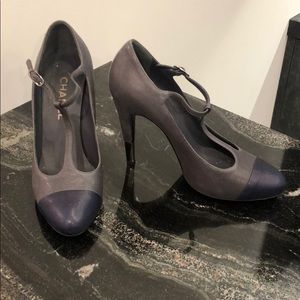 Chanel Cap Toe Chaus Ouvertes Pumps